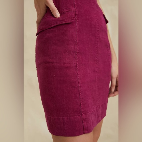 Anthropologie Square-Neck Mini Dress NWT | size 8 - Picture 9 of 9